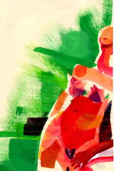 1984_art_nue demantelée_aquarelle crylique